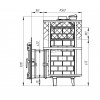 Печь для русской бани "Атмосфера XL (Про)" с сеткой для камней из нержавеющей стали