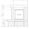 Облицовка Onice dx, под Side 50x50 (EdilKamin)