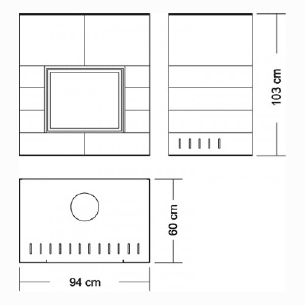 Облицовка QUADRO (EdilKamin)