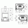 Облицовка NIZZA + топка TEKNO 2N DX (EdilKamin)
