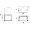 Облицовка DROMOND + топка CRISTAL 76 N-09 (EdilKamin)