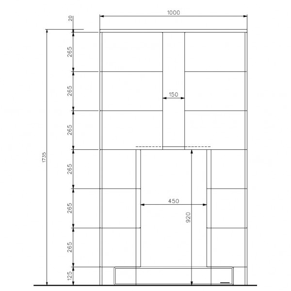 Облицовка DROMOND bianco ambra + топка CRISTAL 45 N-09 (EdilKamin)