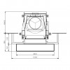 Облицовка DROMOND bianco ambra + топка CRISTAL 45 N-09 (EdilKamin)