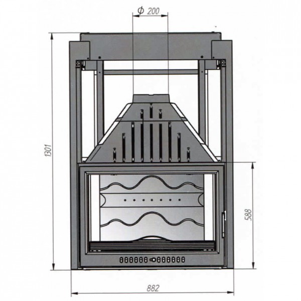 Топка 805 flat guillotine (Ferlux)