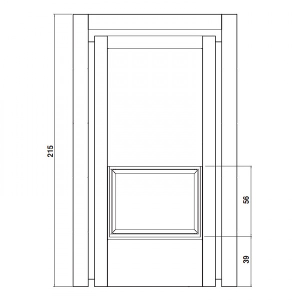 Облицовка DALLAS + топка ECOMONOBLOCCO 66 bifacciale dx (Palazzetti)