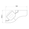 Облицовка MARSIGLIA с деревянной балкой sx + топка Ecomonoblocco 64 V08 exagon (Palazzetti)