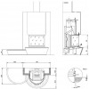 Облицовка DETROIT + топка ECOMONOBLOCCO 66 round 180° (Palazzetti)