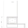 Облицовка CITY DX, под Monoblocco 78 (Palazzetti)