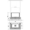 Облицовка CANNES WENGE, под SF 100 3D (Palazzetti)