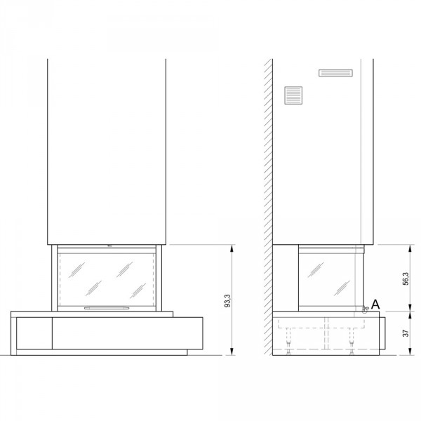 Облицовка KENT RH, под S78 3D (Palazzetti)