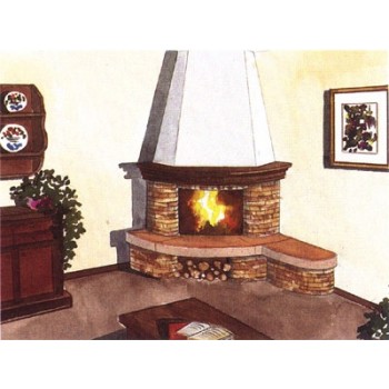 Облицовка Cervinia, с банкетой (Palazzetti)