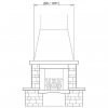 Облицовка Valgardena, пристенная (Palazzetti)