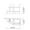 Облицовка TRAPEZIO sx (EdilKamin)