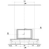 Облицовка BALIANNE, Dure Beige + мрамор Noir Marquina (RLD) + топка DIADEME 511 B PACK N (Supra)