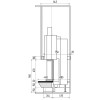 Облицовка BALIANNE, Dure Beige + мрамор Noir Marquina (RLD) + топка DIADEME 511 B PACK N (Supra)