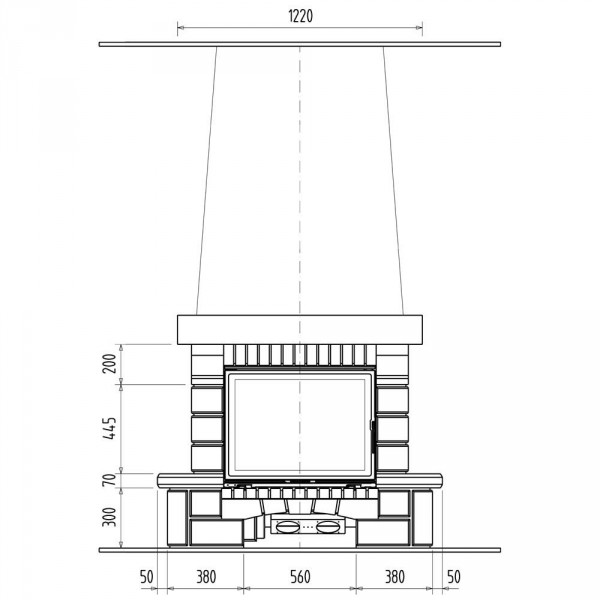 Облицовка Bellerive SR, желтая, с каменной балкой (Supra-Russia)