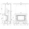Облицовка AURIAC 97 CRISTAL (Supra) + топка CRISTAL 431 B N (Supra)