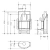 Облицовка DELYNE, Brun Emperador (RLD) + Топка EMERAUDE 1821 (Supra)
