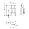 Облицовка ANTALIA (RLD) + топка EMERAUDE 1831 (Supra)