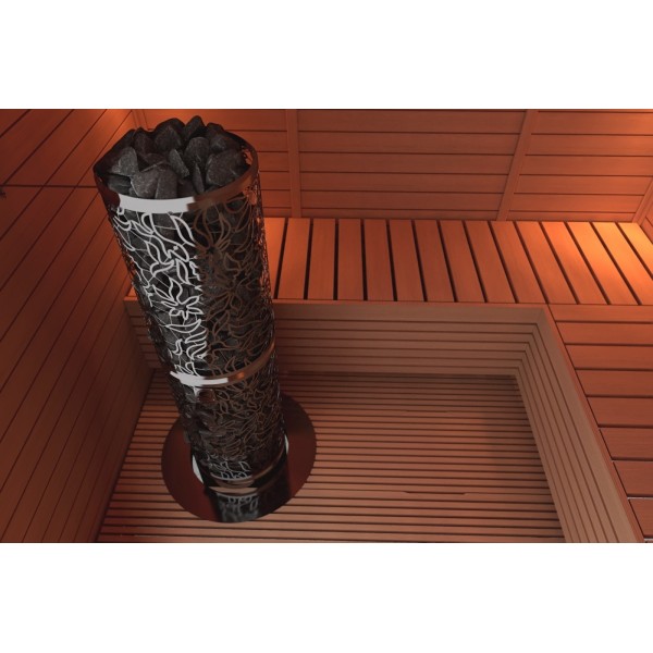 Электрическая печь SAWO DRAGONFIRE Heater King DRFT3-60NS-P-C (6 кВт, выносной пульт, нержавейка)