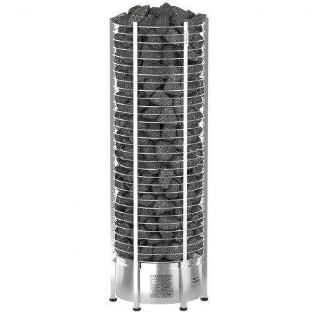 SAWO Электрическая печь TOWER  вертикальная, круглая, с выносным пультом управления со встроенным блоком мощности, 6 кВт, TH3-60Ni2-P