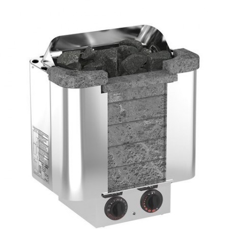 Электрическая печь SAWO CUMULUS CML-60Ni2-P (6,0 кВт, выносной пульт, нержавейка, встроенный блок мощности, облицовка – талькохлорит)