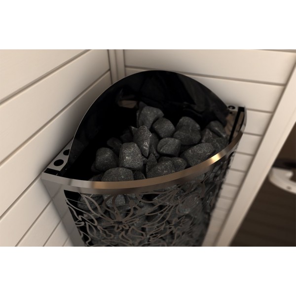 SAWO Электрическая печь DRAGONFIRE Heater king, угловая, с выносным блоком упр., 12 кВт, DRFT6-120NS-CNR-P