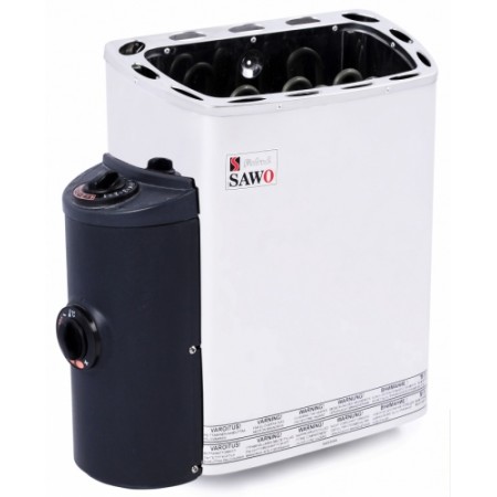 Электрическая печь SAWO MINI MN-36NB-Z (3,6 кВт, встроенный пульт, внутри оцинковка, снаружи нержавейка)