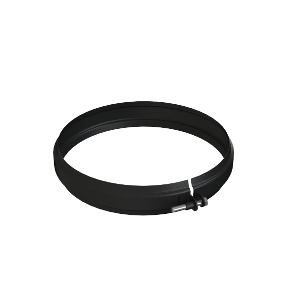 Хомут узкий Grill'D тип 4 (D300), черный (порошковая краска)