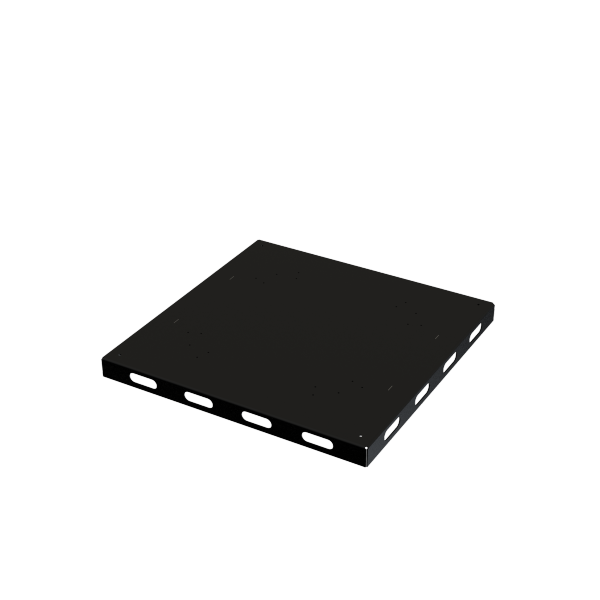 Основание под печь Grill'D тип 2 (ЧС 2мм/ЧС 0,7 мм, черный)